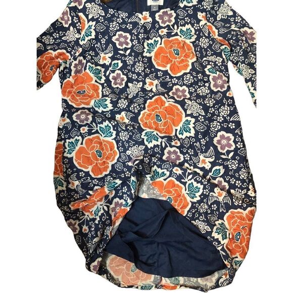 Old Navy blue mini boho floral blue dress M - Picture 8 of 13